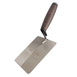 Hartwig Stainless Steel Bucket Trowel - Leather Handle
