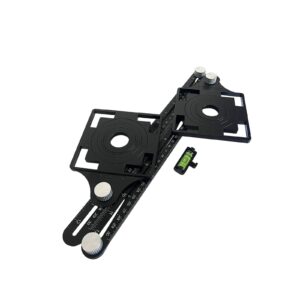 Geko Double Head Adjustable Hole Template Ruler