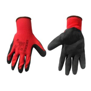 Red/Black Work Gloves