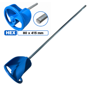 Geko Mixing paddle 80 x 415mm HEX